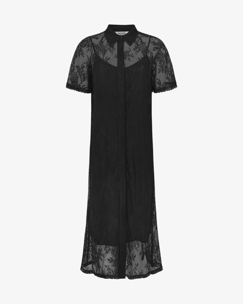 Soft Rebels Laurel Kjole Sort