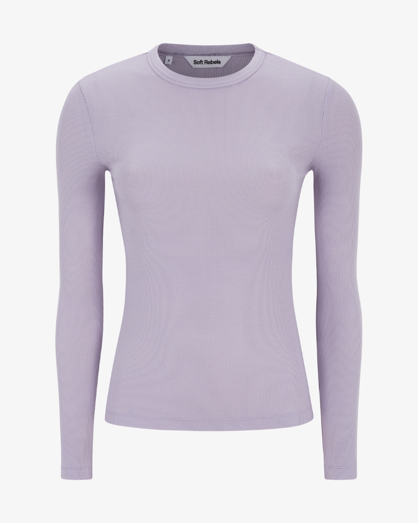 Soft Rebels Fenja Top Thistle