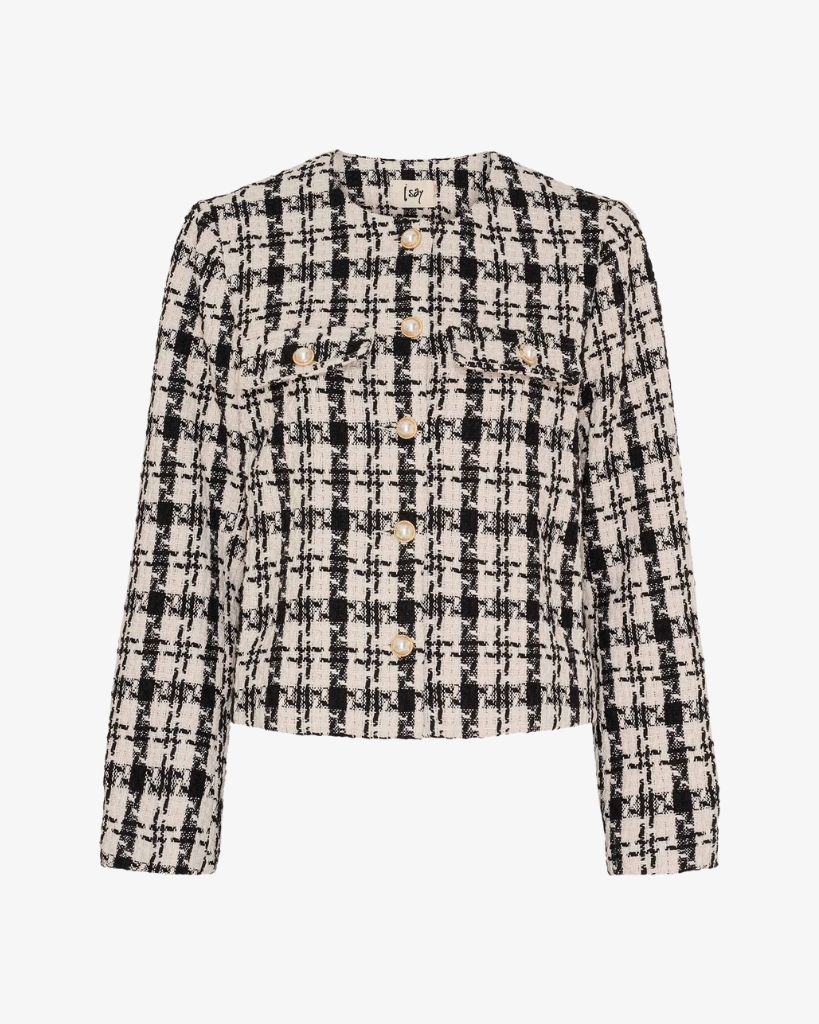 Isay Emilie Blazer Sort / Offwhite