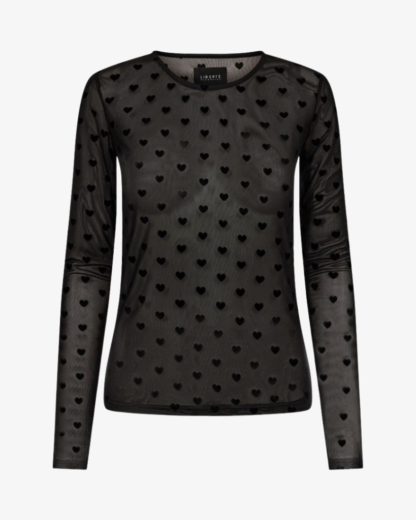 Liberte Mesh T-shirt Sort