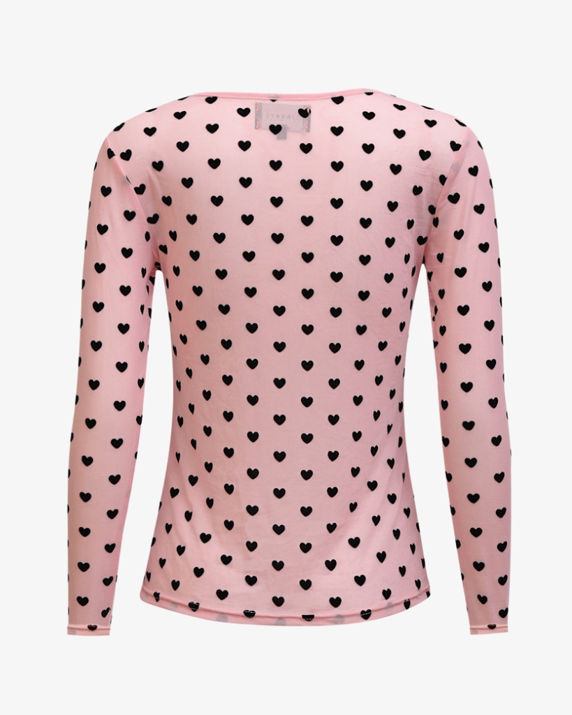Liberte Mesh T-shirt Rosa