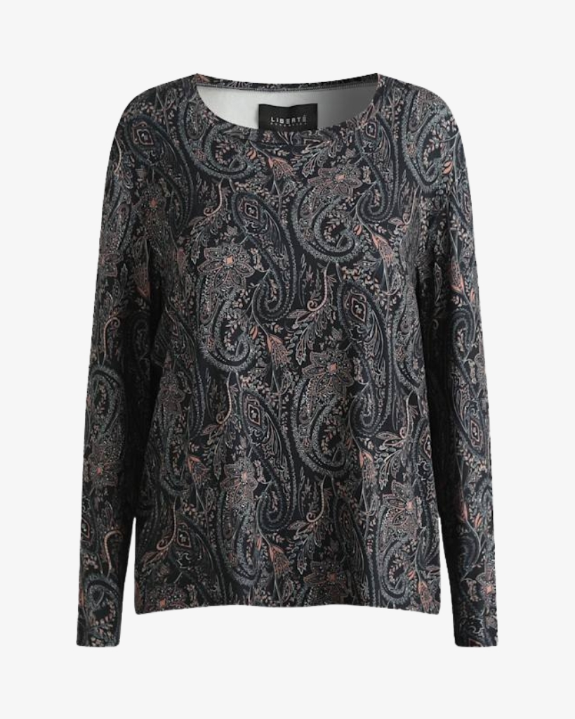 Liberte Alma T-shirt Blå Paisley