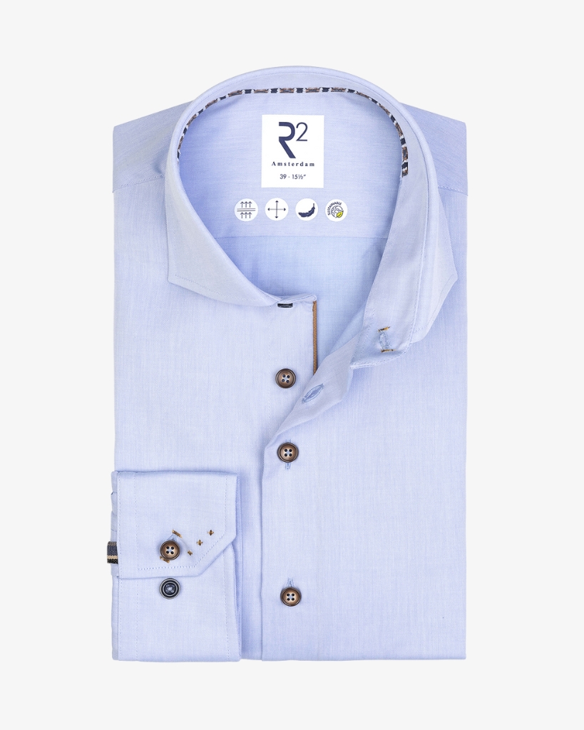 R2 Skjorte Modern Fit Blå