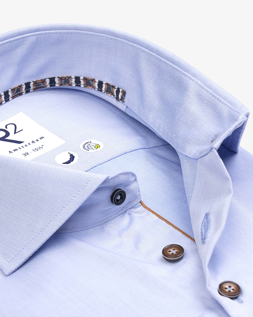 R2 Skjorte Modern Fit Blå