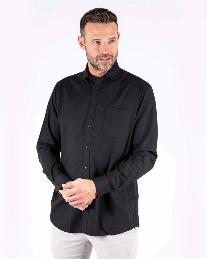 Pre End Fellini Stretch Skjorte Sort