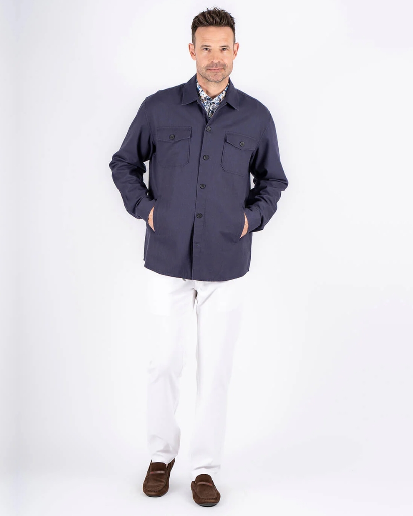Pre End Halton Overshirt Navy
