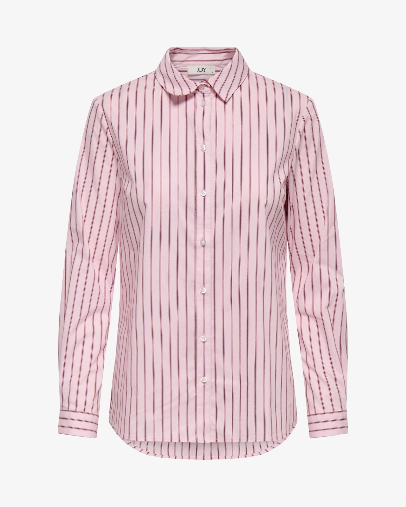 JDY Mio Skjorte Stribet Pink/bordeaux