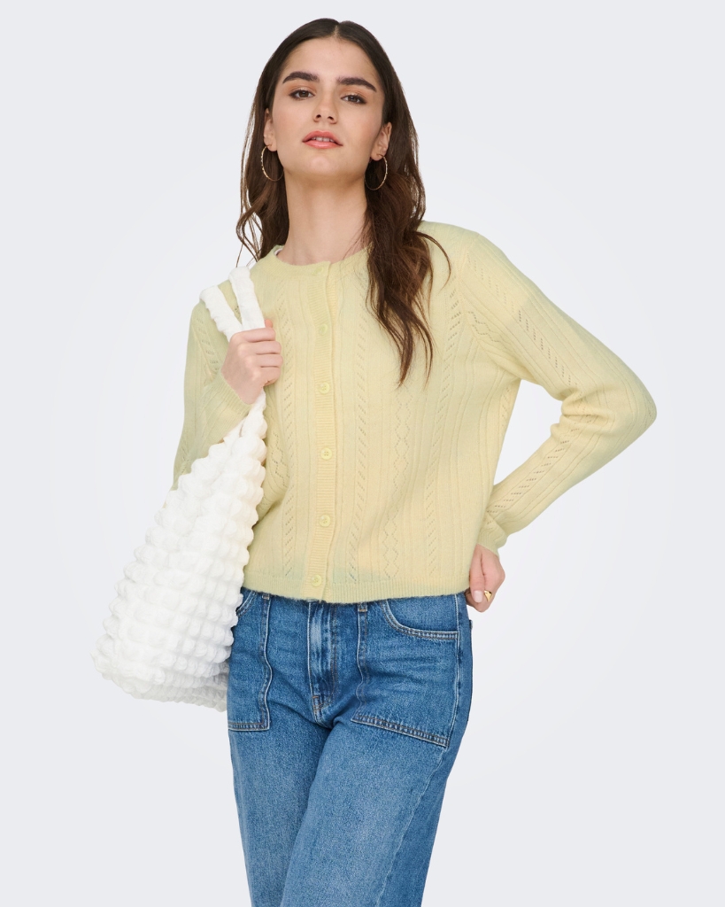 JDY April Life Cardigan Gul
