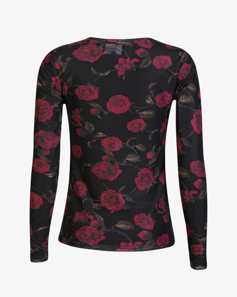 Liberte Mesh T-shirt Sort/pink