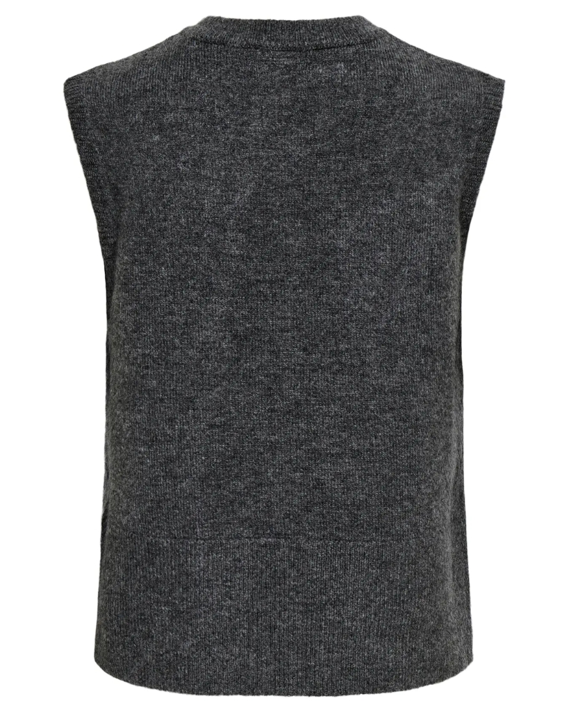 JDY Rea Vest Mørkegrå Melange