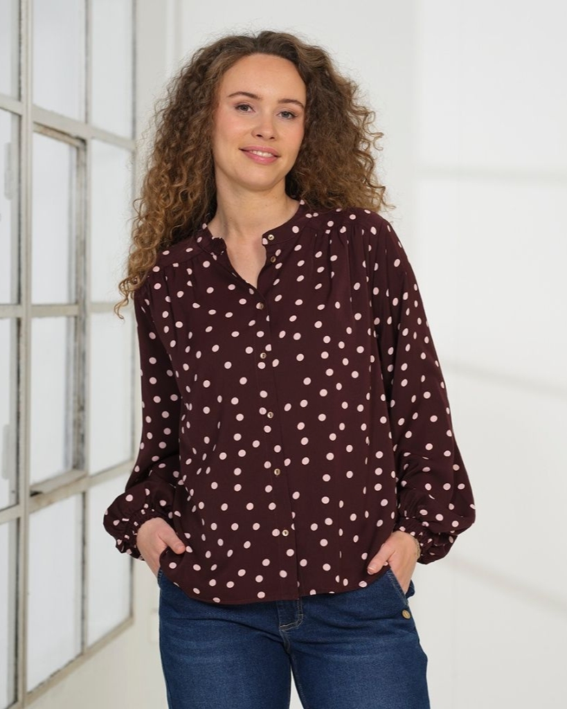 Prepair Estelle Bluse Bordeaux