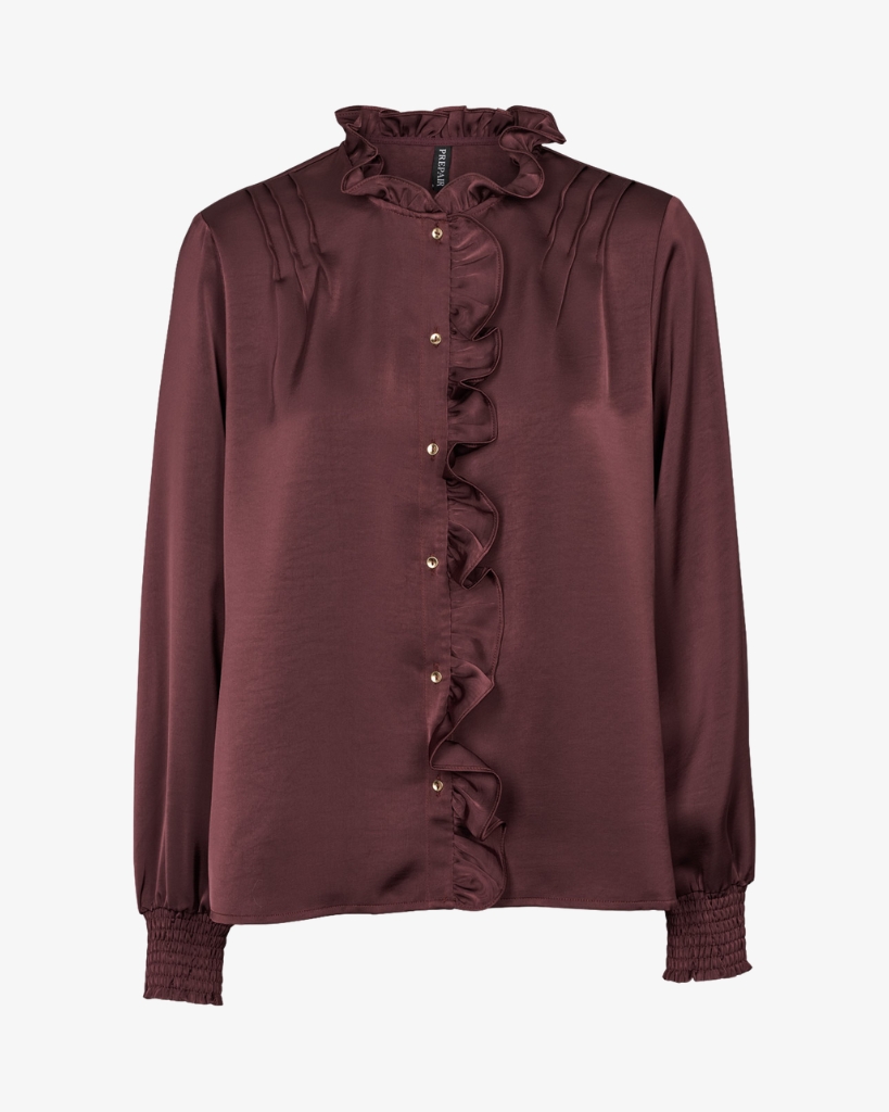 Prepair Gaya Bluse Bordeaux