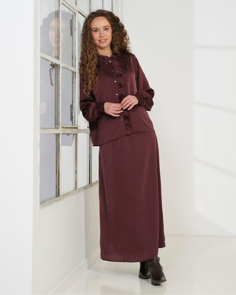 Prepair Gaya Bluse Bordeaux