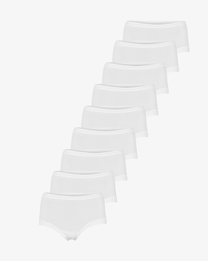 JBS of Denmark 9-pak Bambus Maxi Trusser Hvid