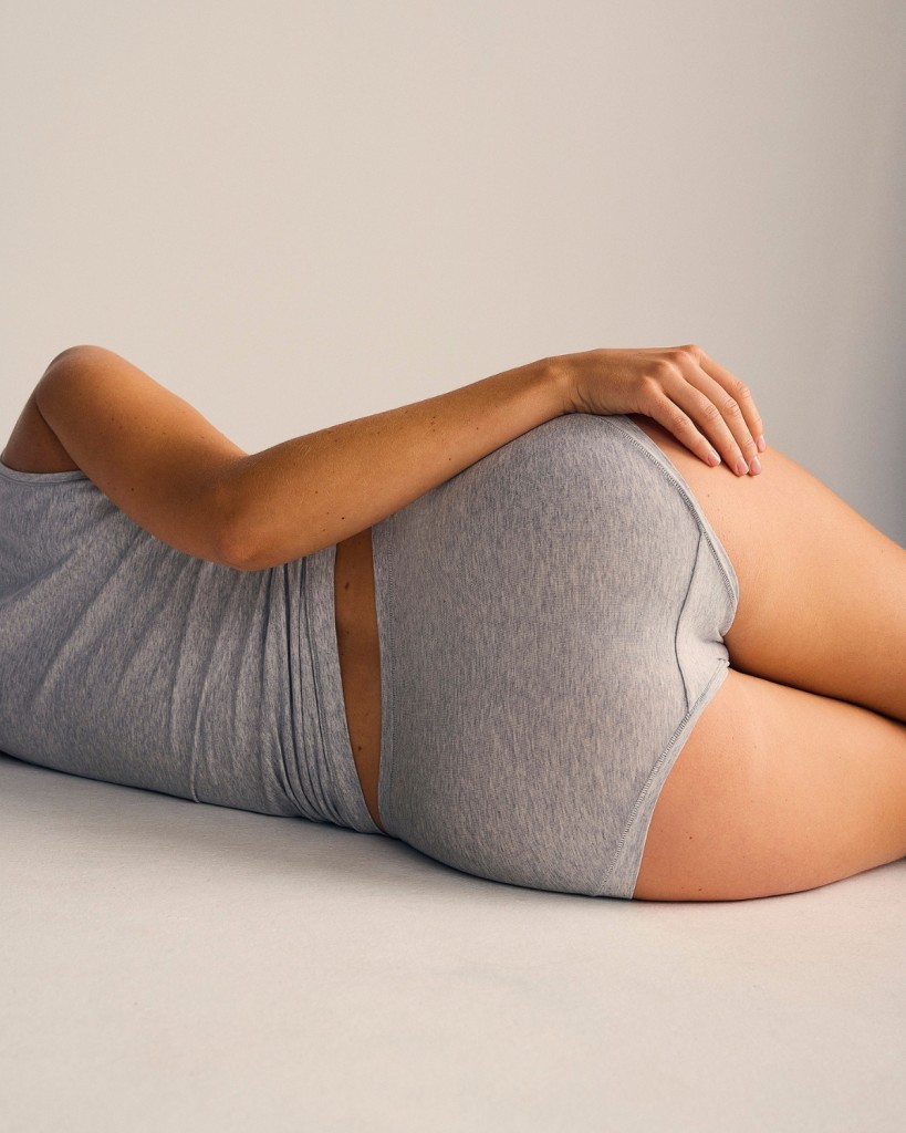 JBS of Denmark 9-pak Bambus Maxi Trusser Grå