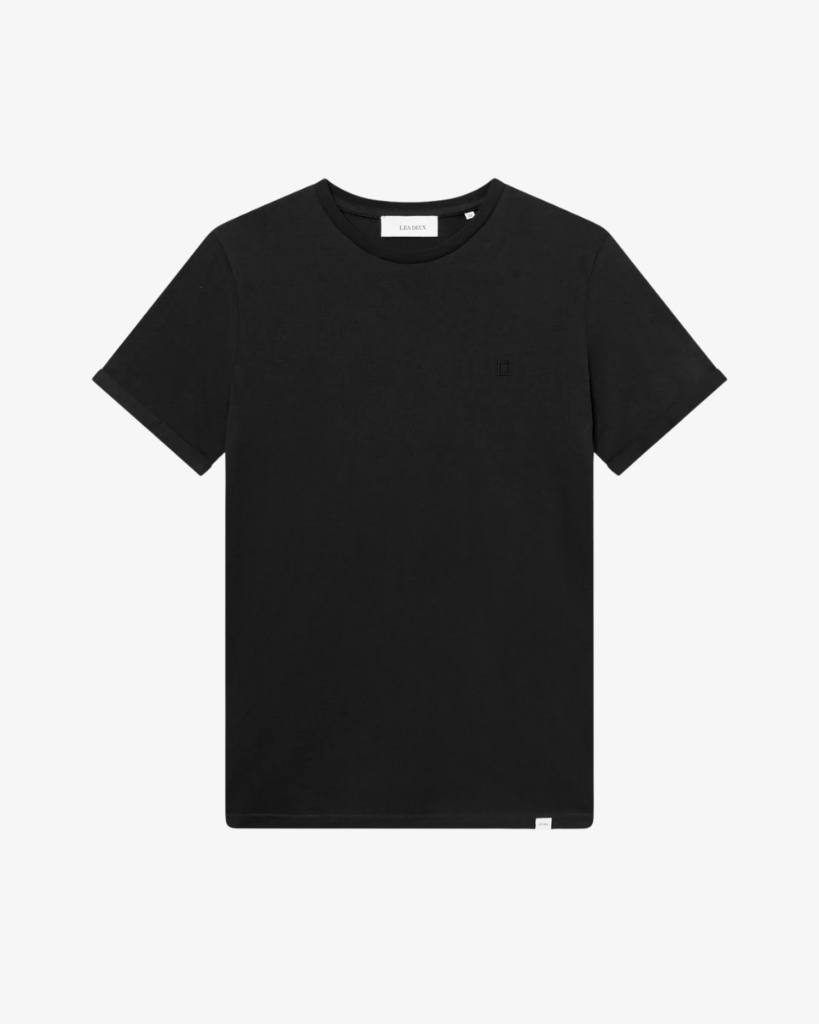 Les Deux Nørregaard Tonal T-Shirt Sort