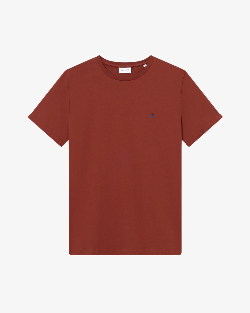 Les Deux Nørregaard Contrast T-Shirt Rød