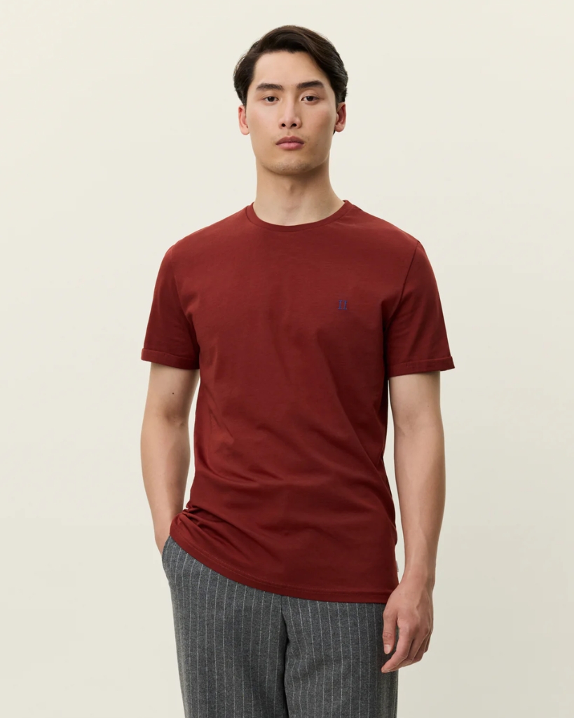 Les Deux Nørregaard Contrast T-Shirt Rød