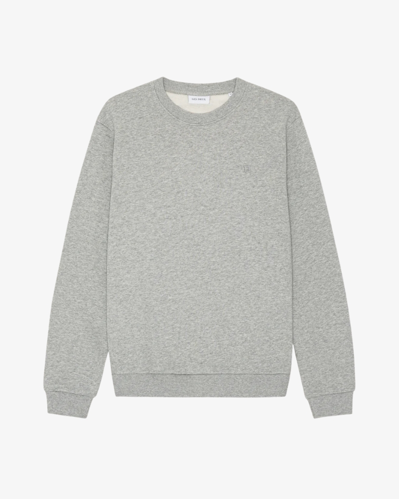 Les Deux Nørregaard Tonal Sweatshirt Grå Melange