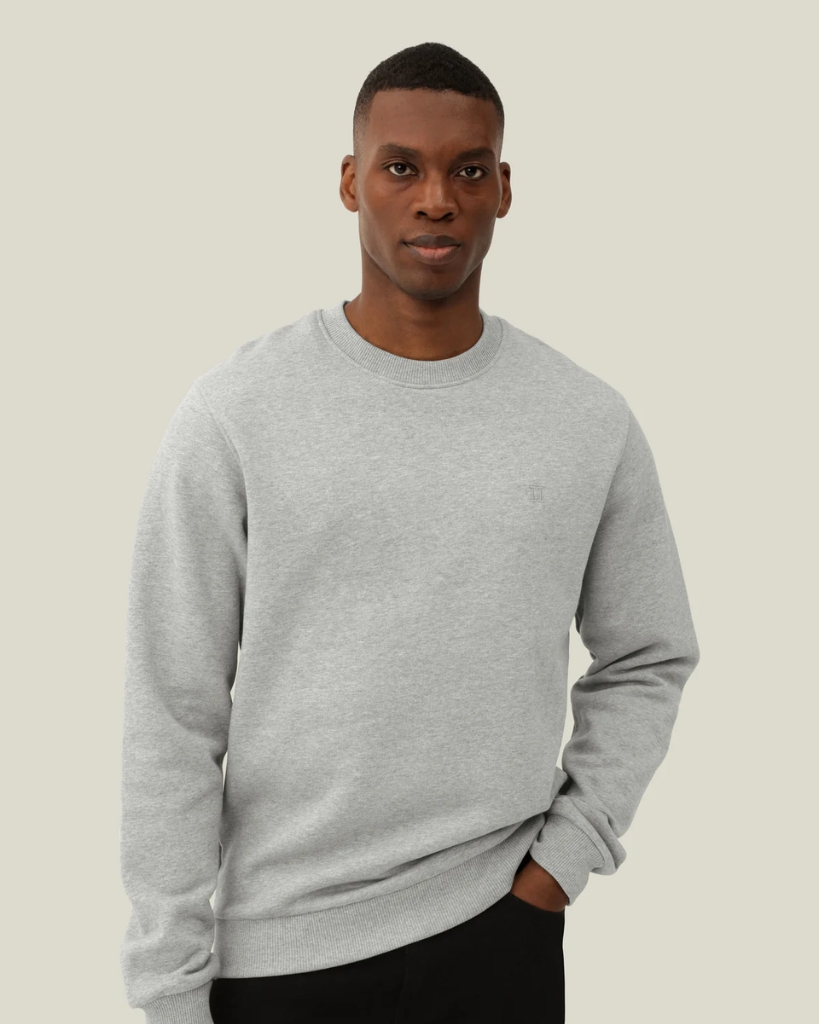 Les Deux Nørregaard Tonal Sweatshirt Grå Melange