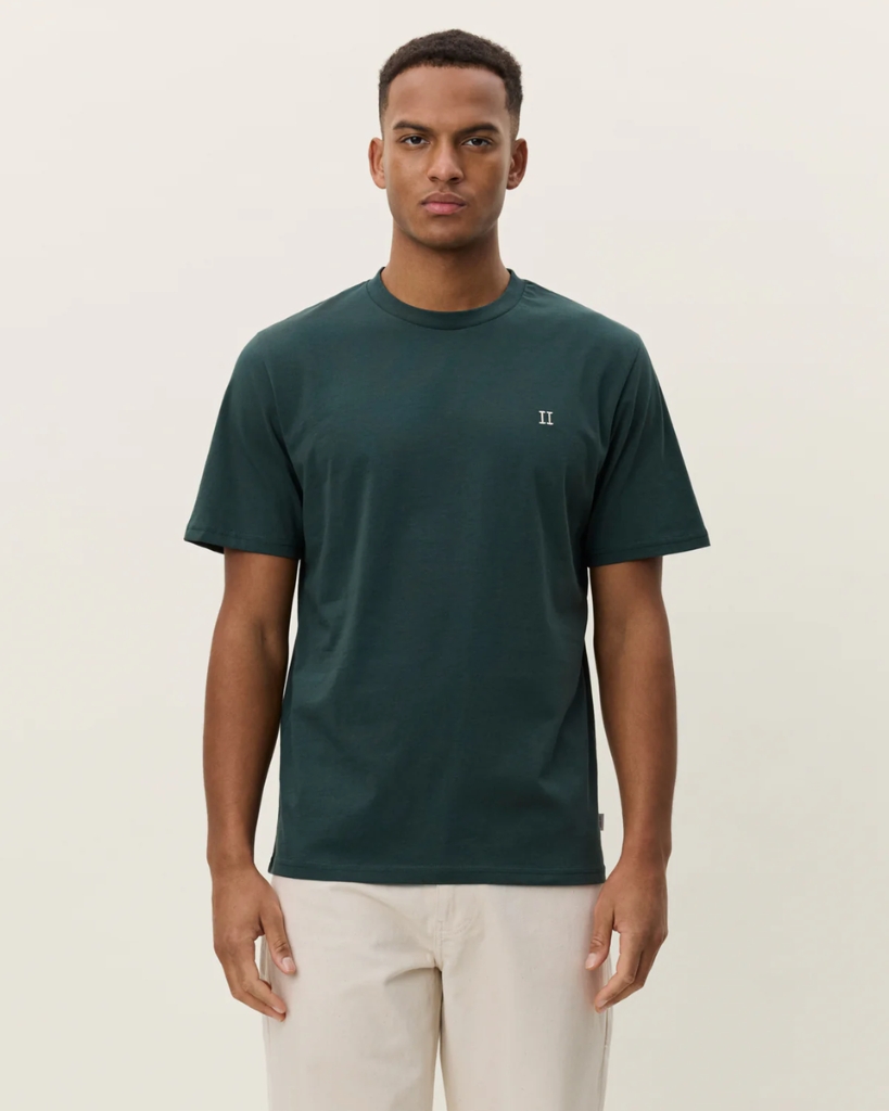 Les Deux Core Contrast T-Shirt Grøn