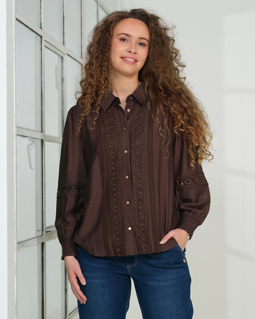 Prepair Lila Bluse Brun