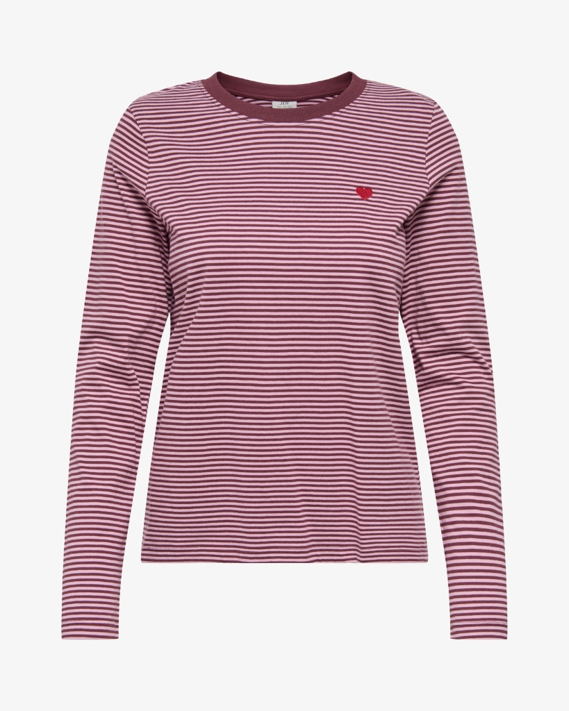 JDY Pisa T-shirt Bordeaux/Rosa