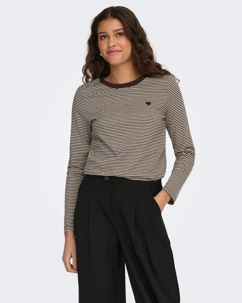 JDY Pisa T-shirt Brun/Sand