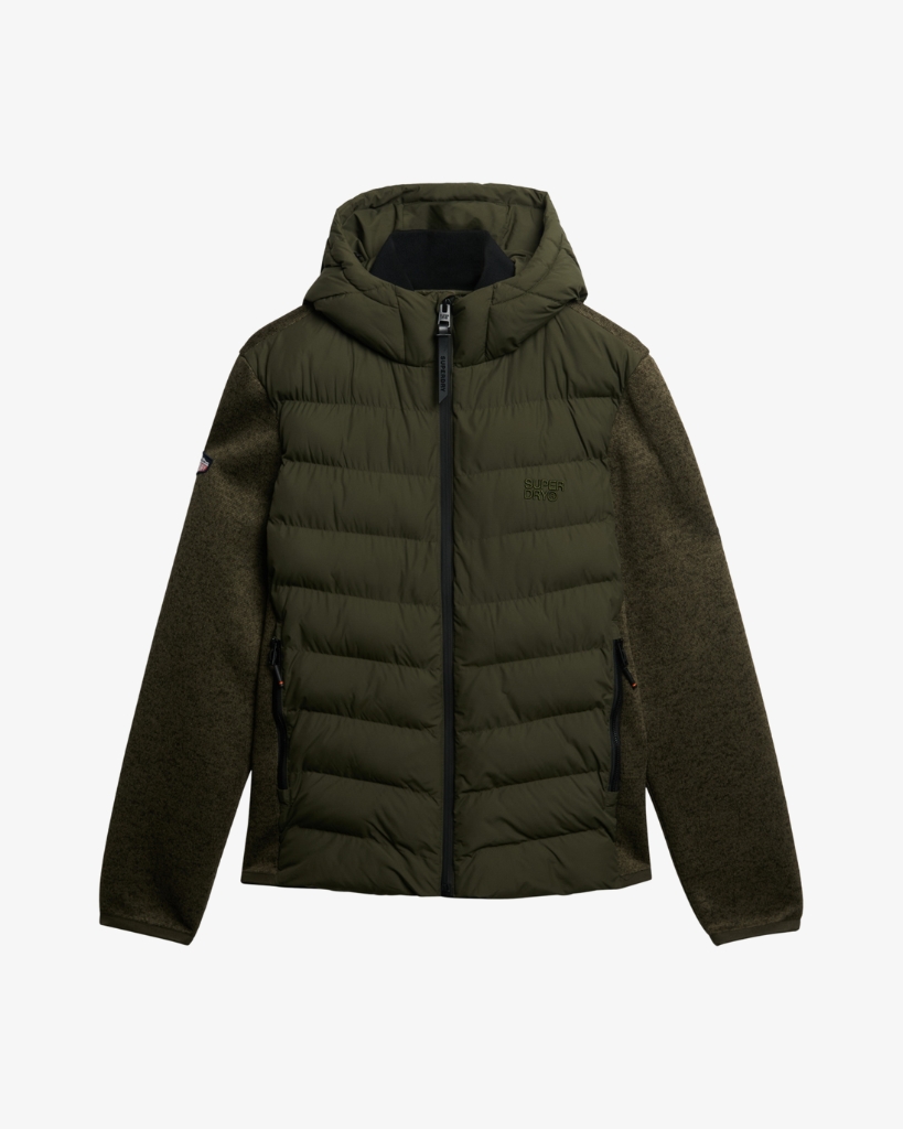 Superdry Hybrid Jakke Oliven
