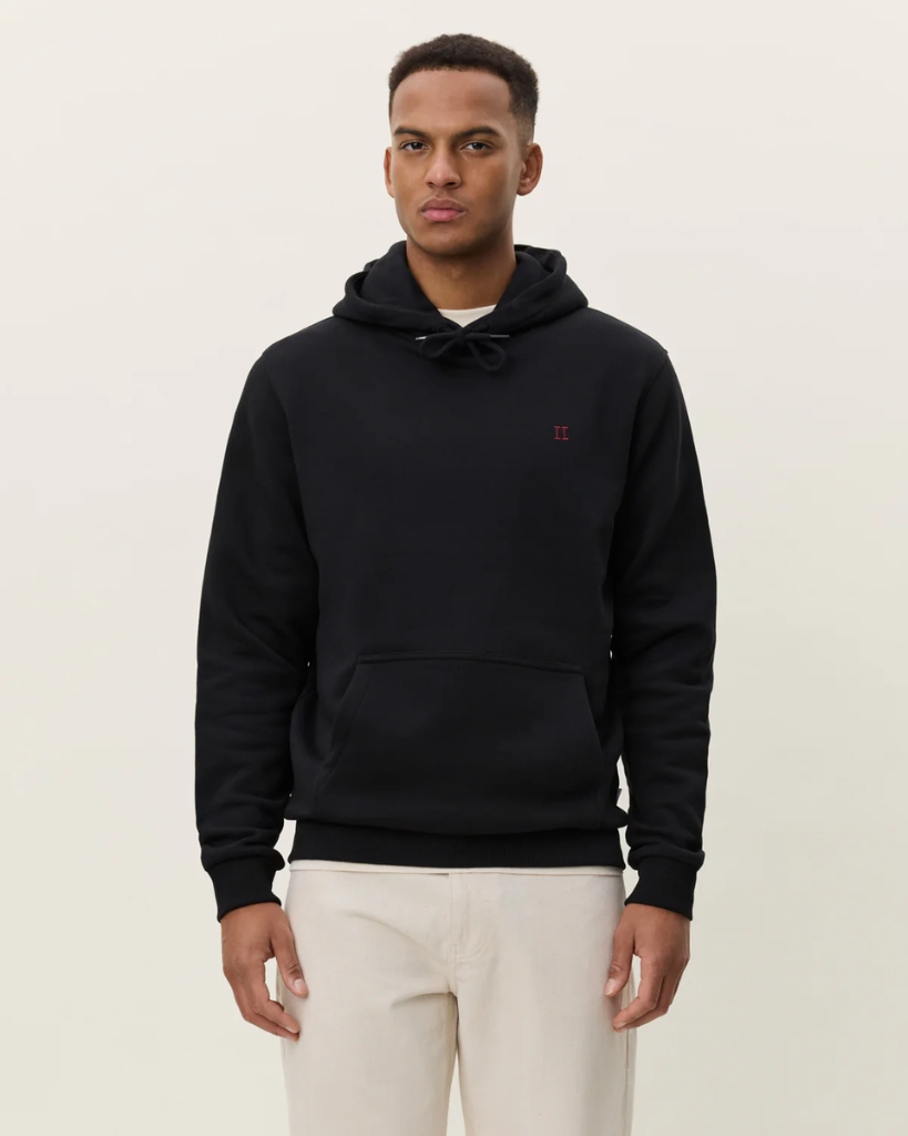 Les Deux Core Contast Hoodie Sort
