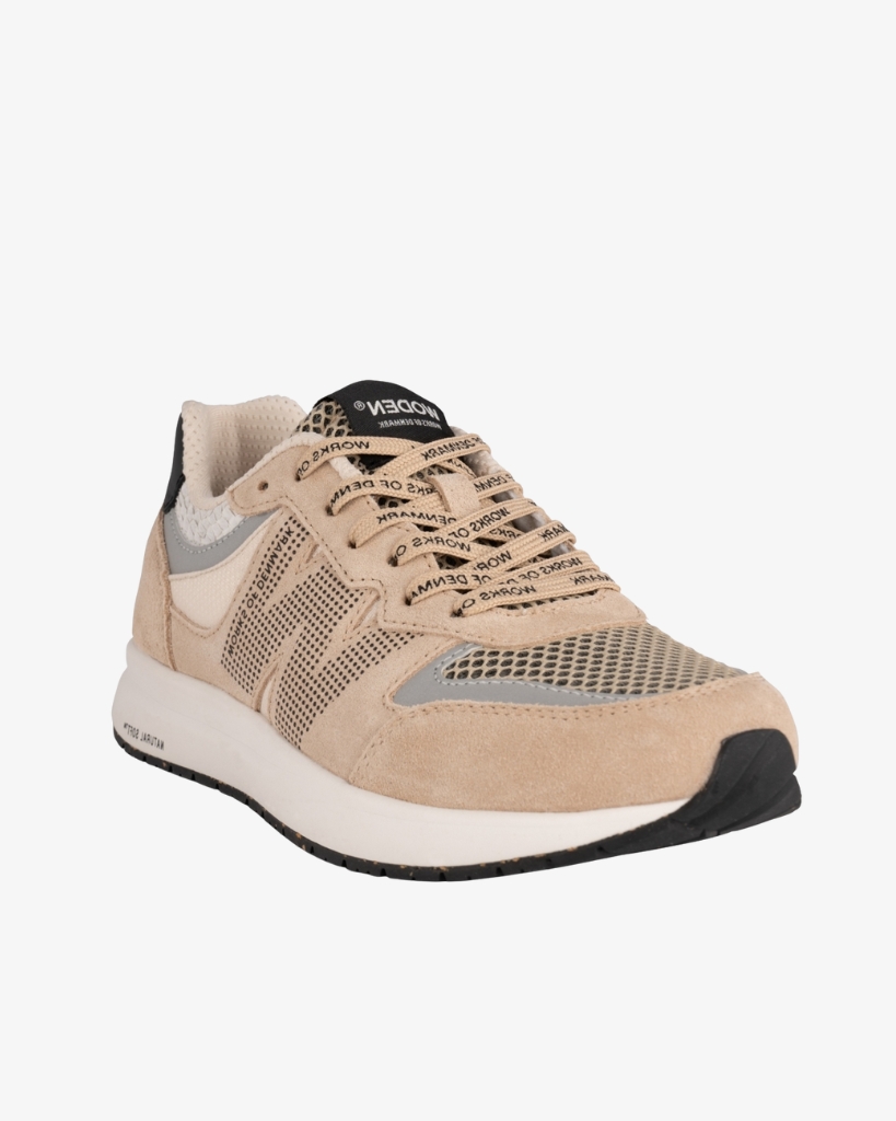 Woden Rigmor Open Mesh Sneakers Sand