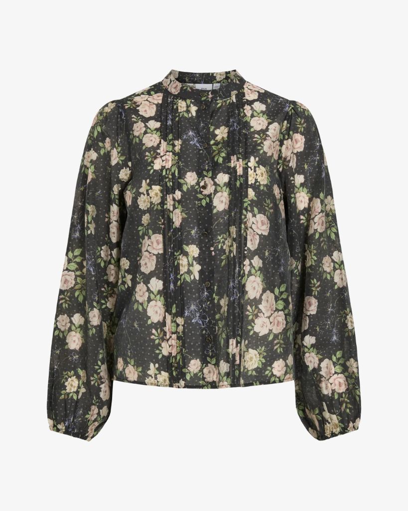 Vila Vigerda Bluse Sort