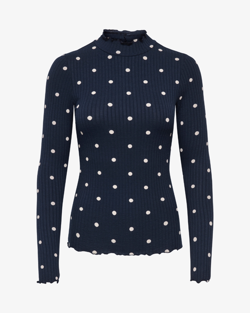 JDY Fransiska T-shirt Blå/hvid