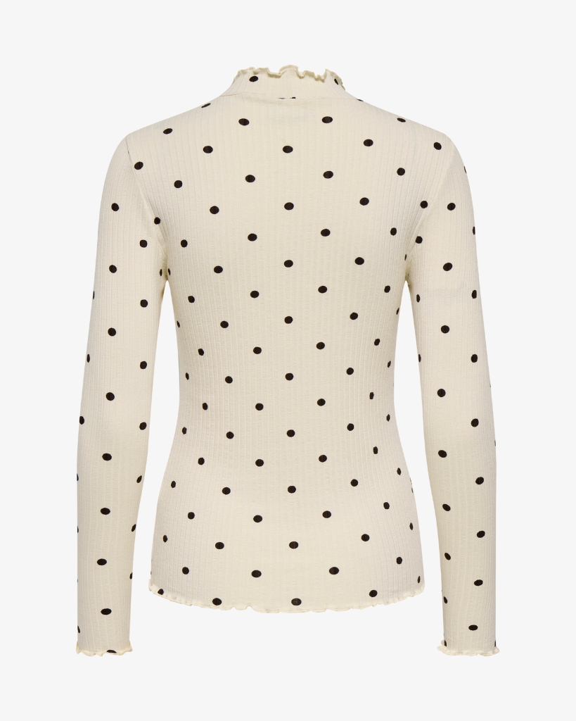 JDY Fransiska T-shirt Offwhite/brun