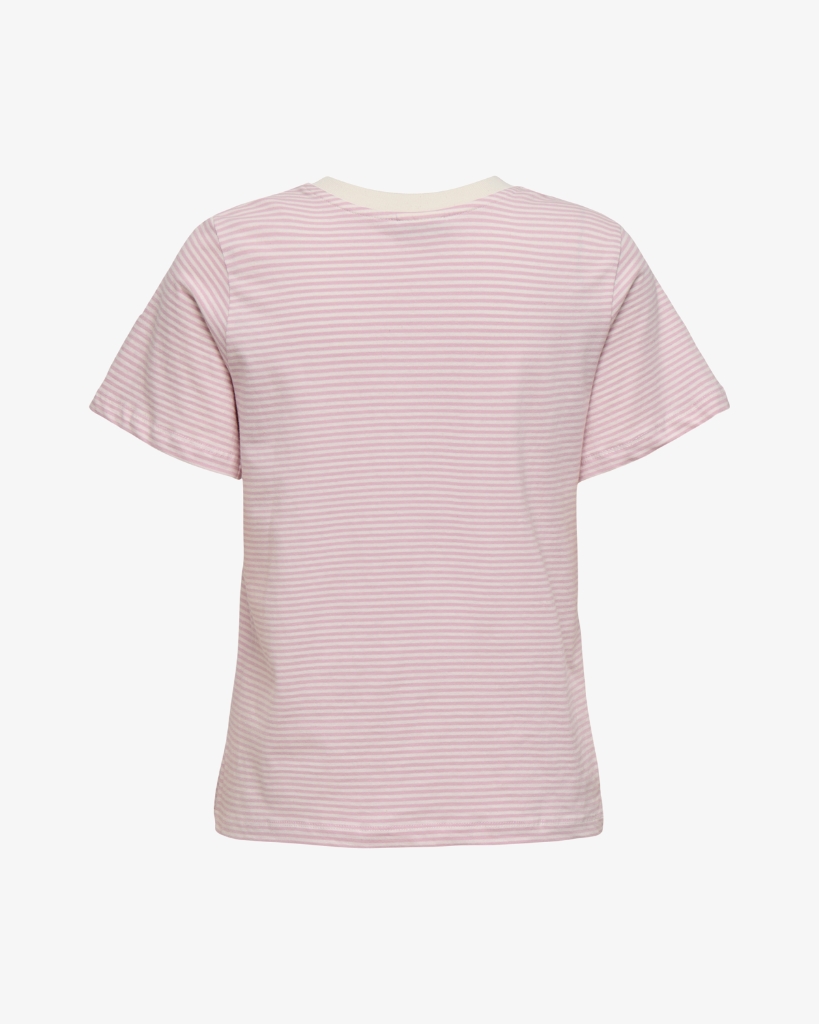 JDY Pisa T-shirt Rosa/Offwhite