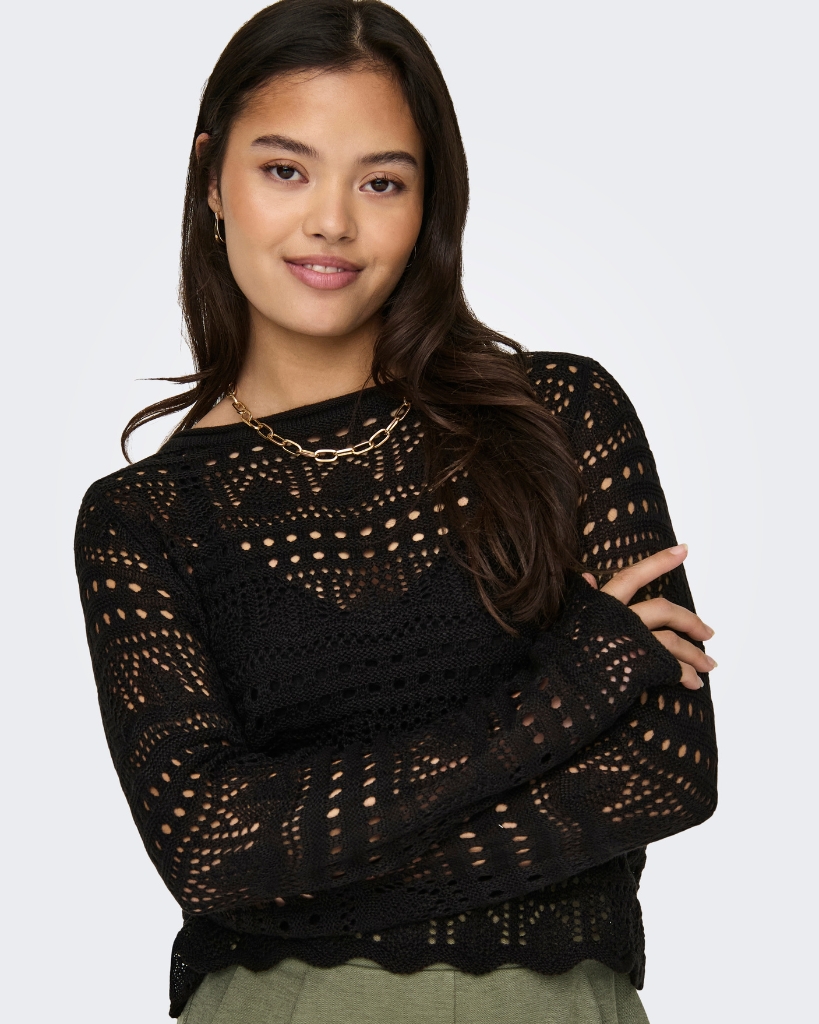 JDY Sun Lay Strik Sort