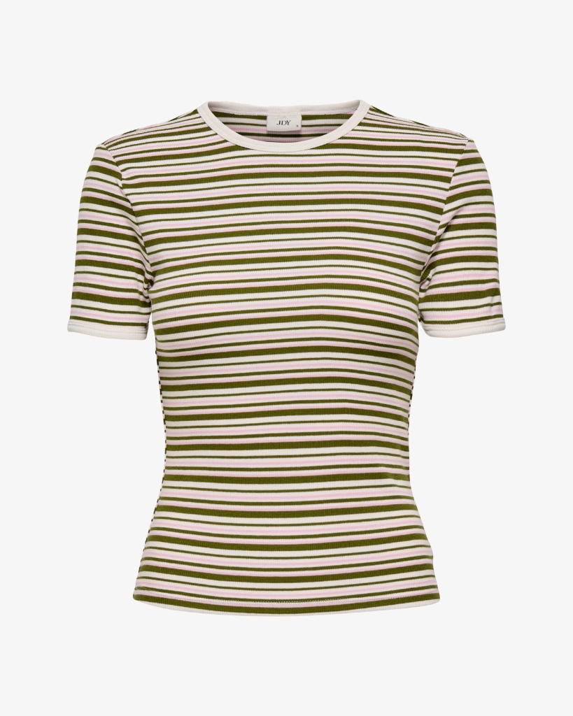 JDY Lada T-shirt Oliven/rosa