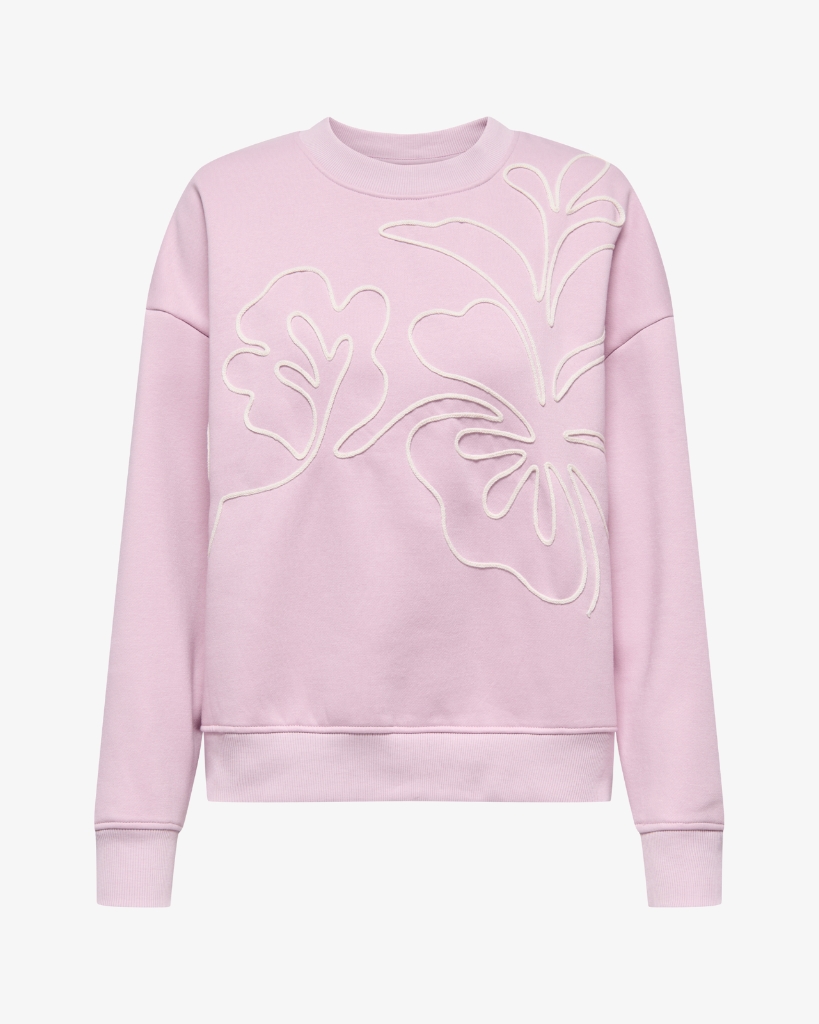 JDY Canoa Sweatshirt Rosa