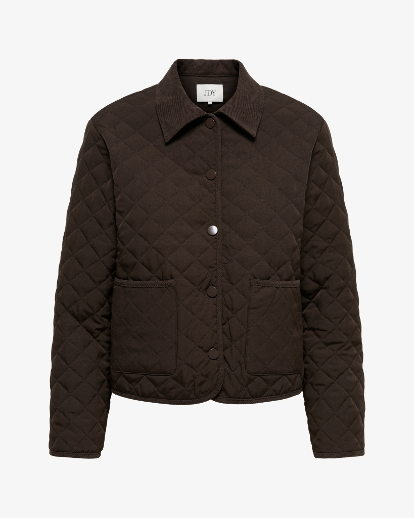 JDY Paula Quilted Jakke Brun