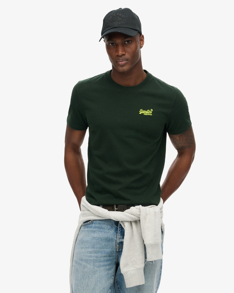 Superdry Essential Logo T-Shirt Mørkegrøn
