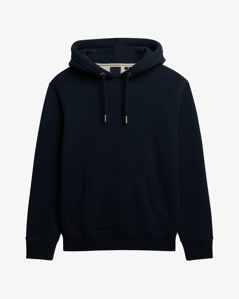 Superdry Vintage Logo Hoodie Navy