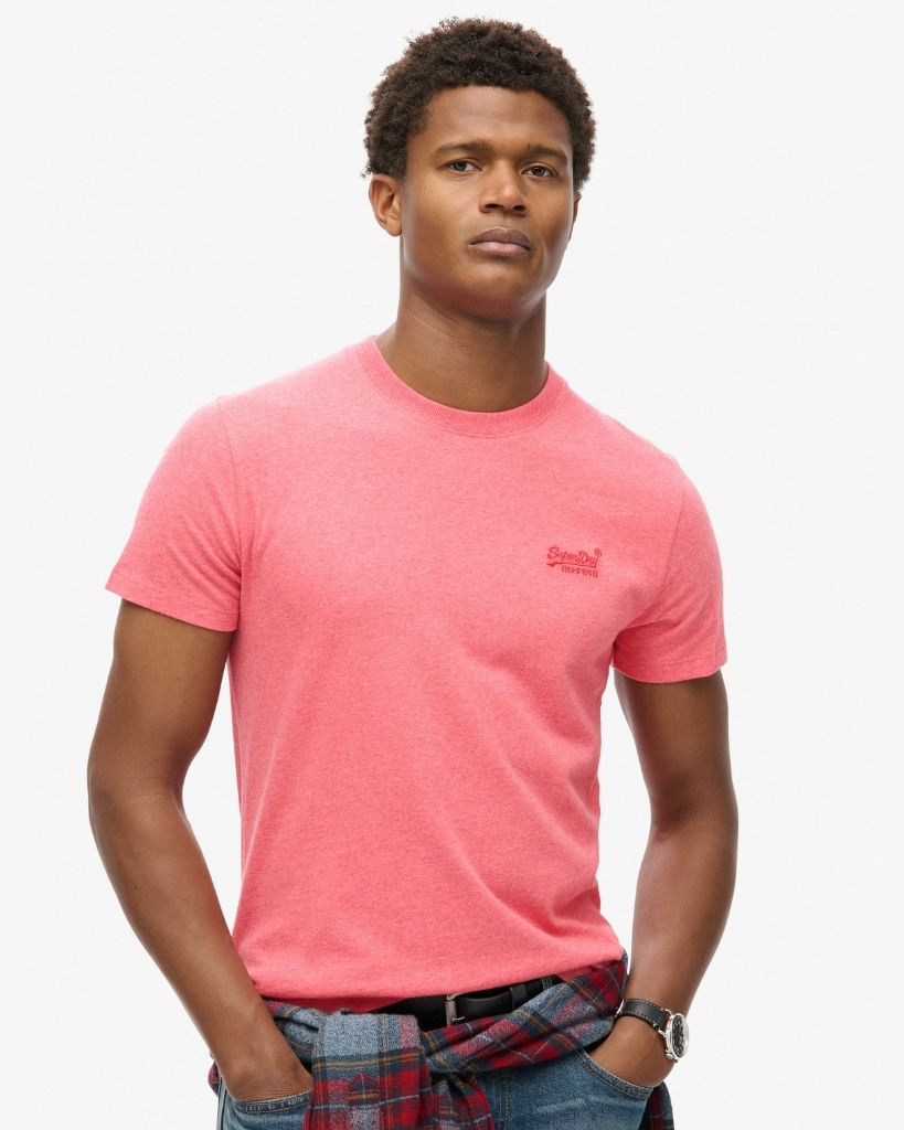Superdry Essential Logo T-Shirt Lyserød