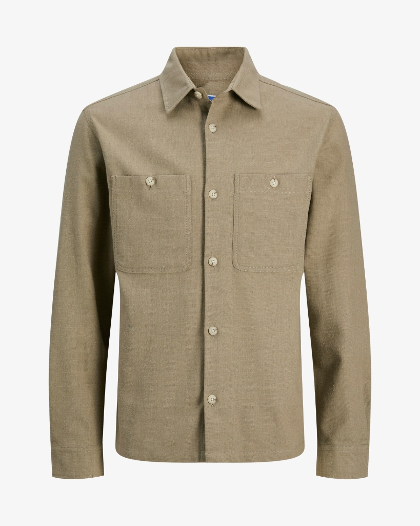 Jack Jones Rayle Hørskjorte Sand