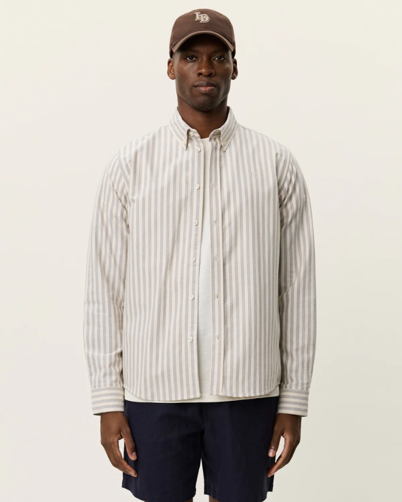 Les Deux Konrad Stribet Oxford Skjorte