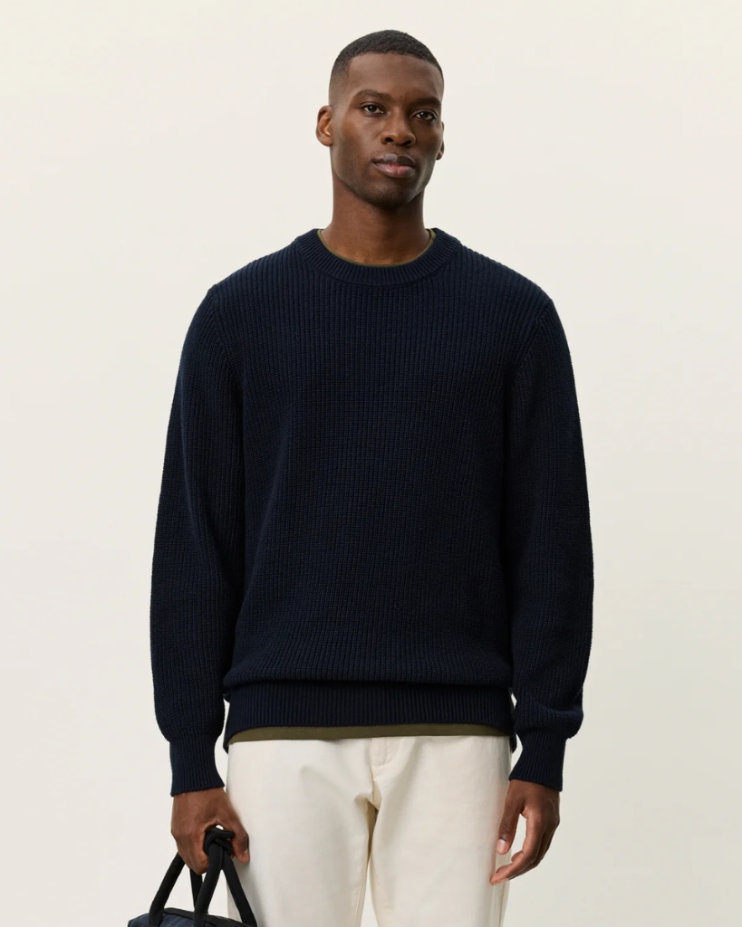 Les Deux Gary Rib Strik Dark Navy