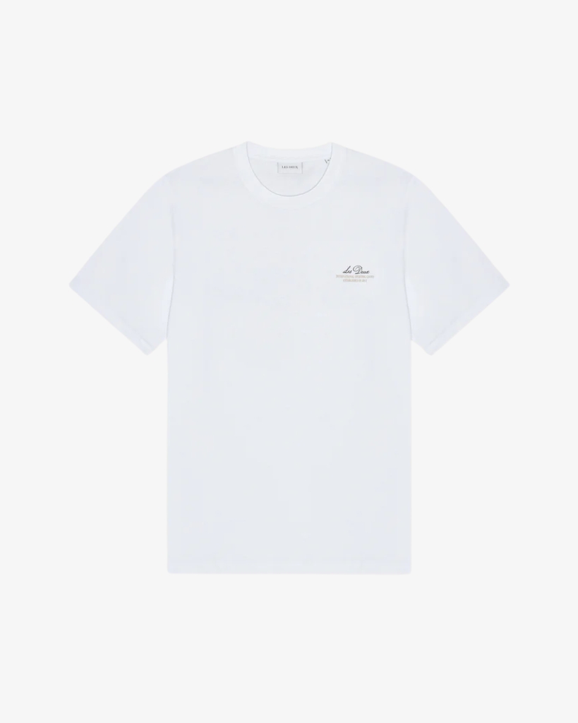 Les Deux Ben Globe T-Shirt Hvid