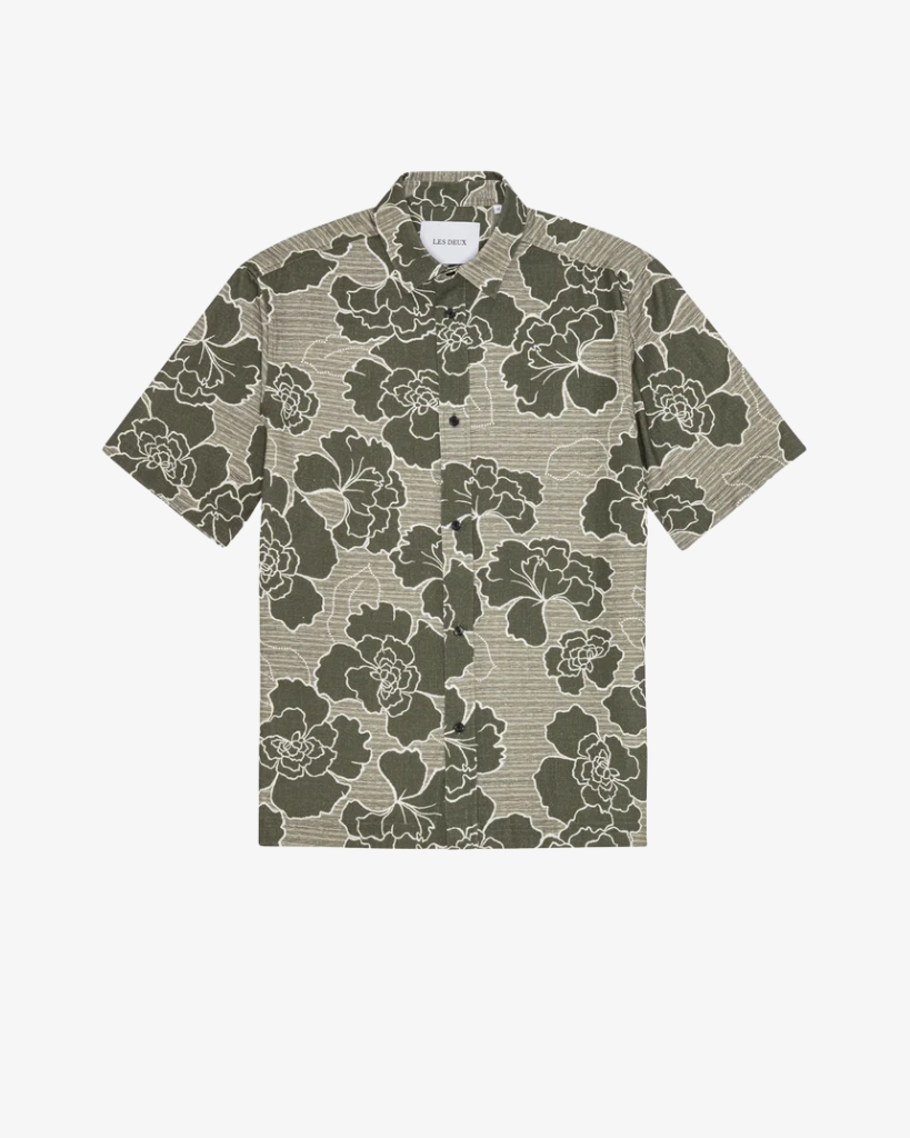Les Deux Charlie Poppy Kortærmet Skjorte
