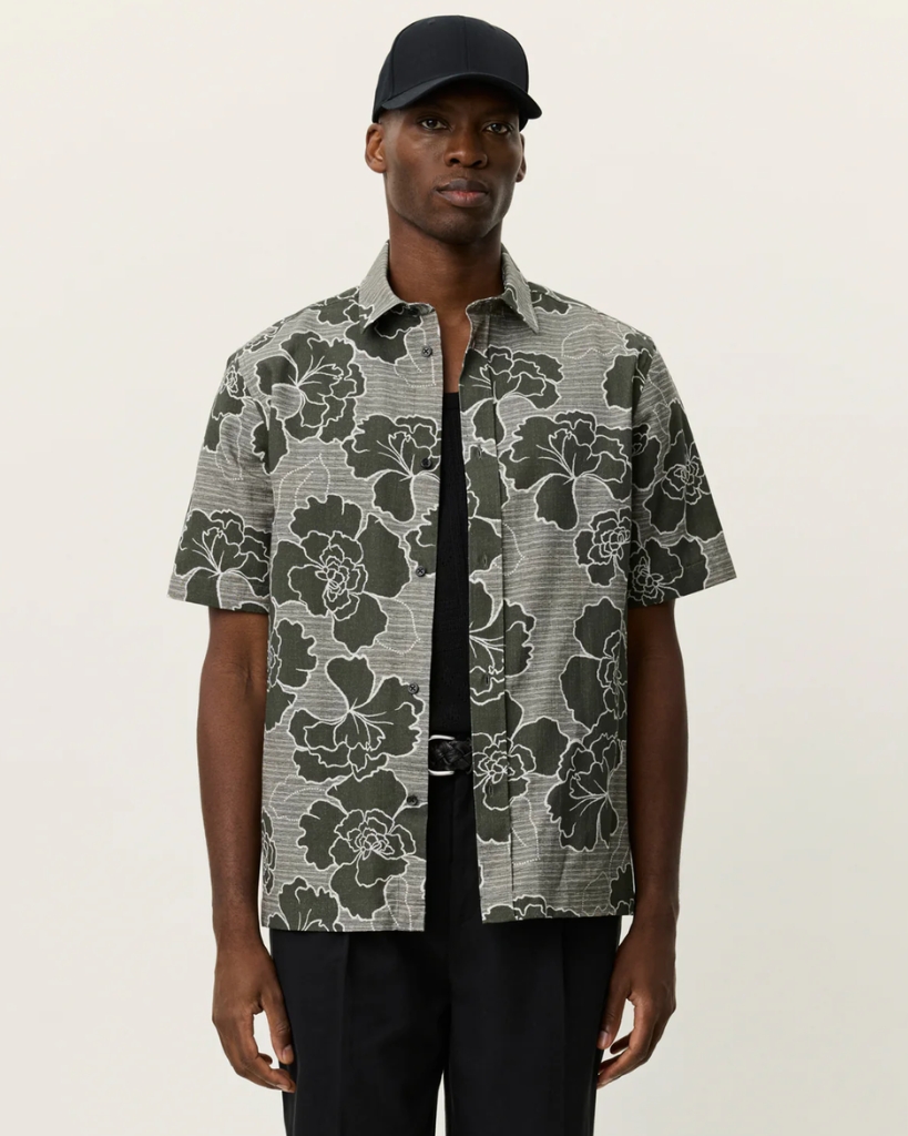 Les Deux Charlie Poppy Kortærmet Skjorte