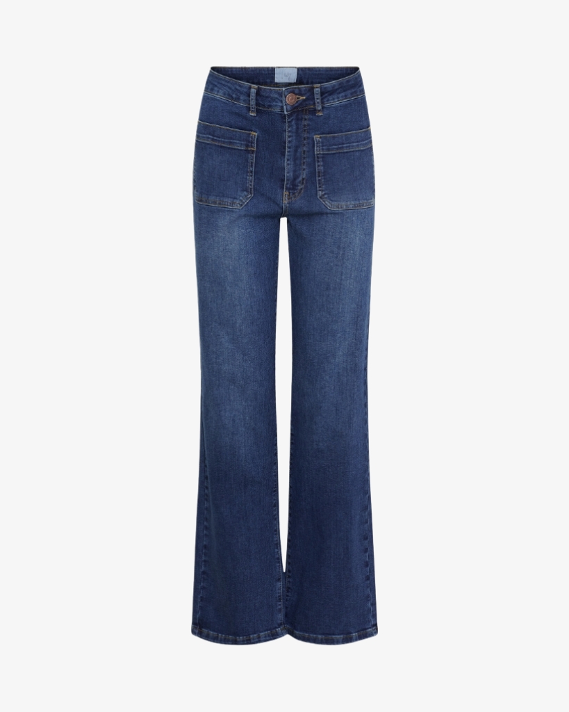 Isay  Bologna Wide Jeans Dark Denim