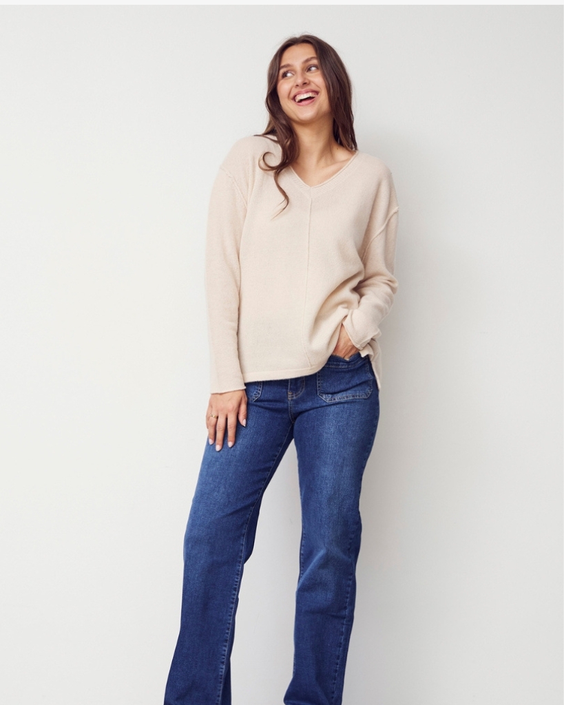 Isay  Bologna Wide Jeans Dark Denim